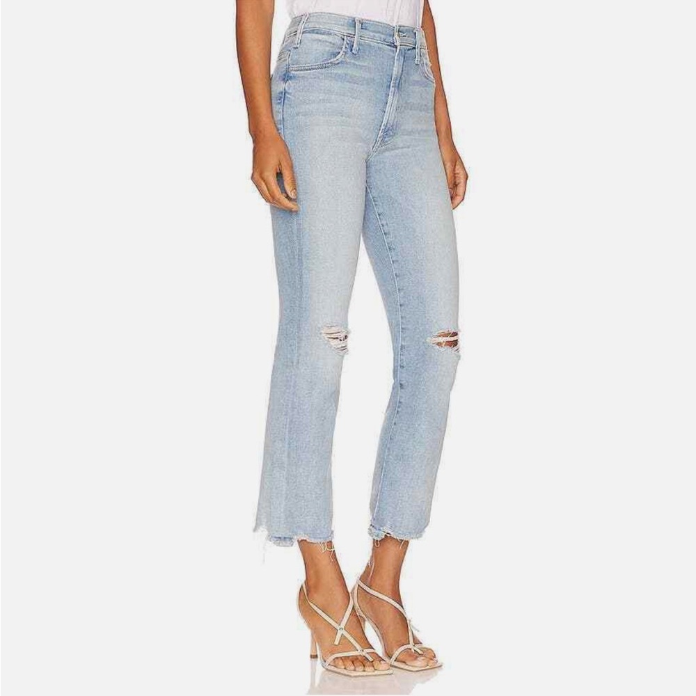 MOTHER The Hustler Ankle Chew Petal Plucker Jeans
Size 25